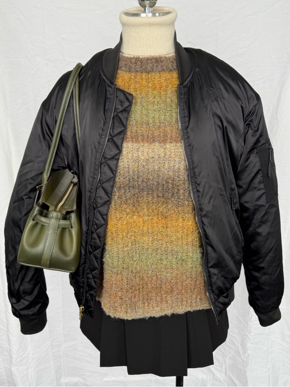 NORTH FACE Puffer Bomber Jacket